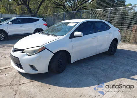 2016 Toyota Corolla Le из США, поврежденный, VIN 5YFBURHE2GP462027